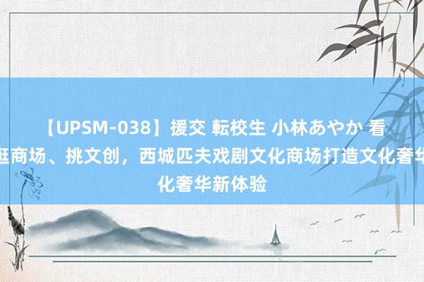 【UPSM-038】援交 転校生 小林あやか 看快闪、逛商场、挑文创，西城匹夫戏剧文化商场打造文化奢华新体验