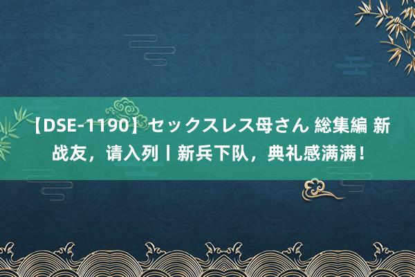 【DSE-1190】セックスレス母さん 総集編 新战友，请入列丨新兵下队，典礼感满满！