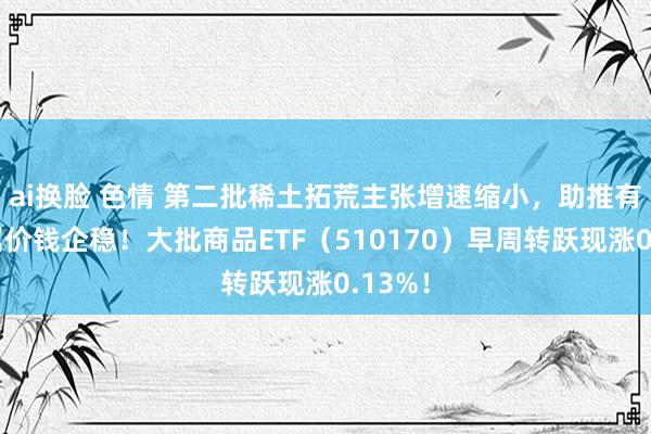 ai换脸 色情 第二批稀土拓荒主张增速缩小，助推有色金属价钱企稳！大批商品ETF（510170）早周转跃现涨0.13%！